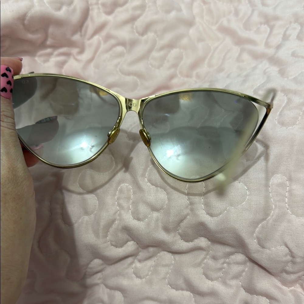 Dior New Motard Gold Women's Sunglasses - Picture 2 of 3